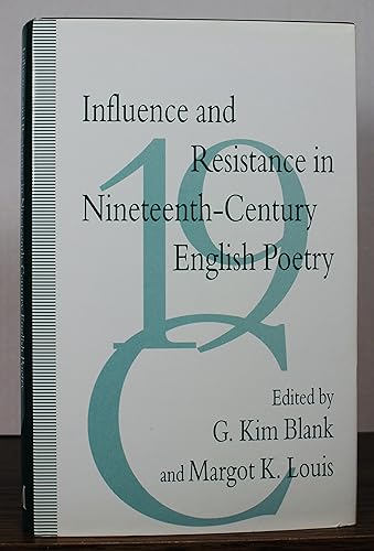 Imagen de archivo de Influence and Resistance in Nineteenth-century English Poetry (Studies in romanticism) a la venta por The Bookseller