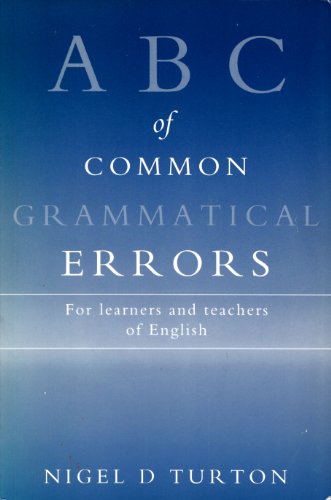 ABC of Common Grammatical Errors (9780333567340) by Turton, Nigel D.