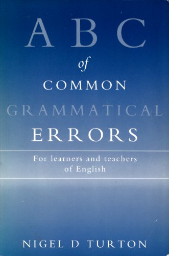 9780333567340: ABC of Common Grammatical Errors