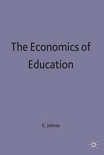 9780333568354: The Economics of Education