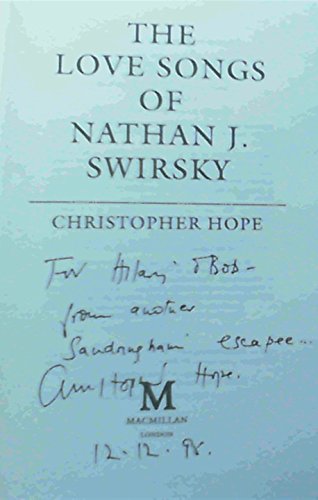 Beispielbild fr The Love Songs Of Nathan J. Swirsky zum Verkauf von WorldofBooks