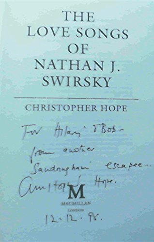 9780333569818: The Love Songs of Nathan J.Swirsky