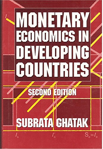 9780333572245: Monetary Economics in Developing Countries