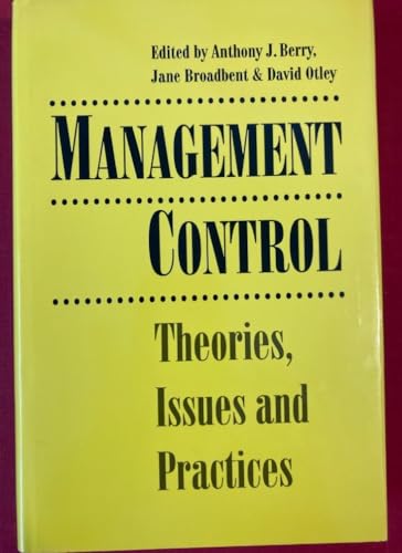 9780333572429: Management Control: Themes, Issues and Practices