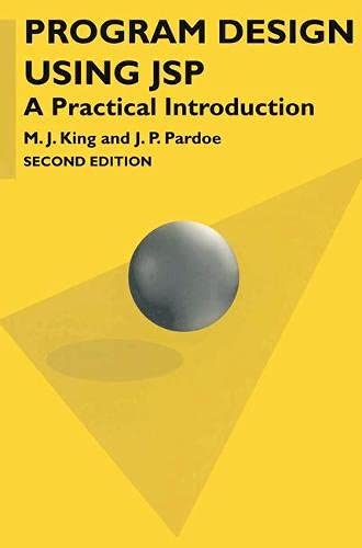 9780333576731: Program Design Using JSP: A Practical Introduction (Macmillan Computer Science S.)