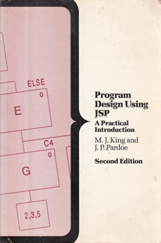 Imagen de archivo de Program design using JSP: a practical introduction a la venta por Cotswold Internet Books