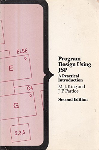 9780333576748: Program Design Using JSP (Macmillan Computer Science)