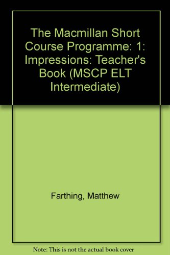 9780333578407: Macmillan Short Course Programme: Level 1 Impressions: Teacher's Book