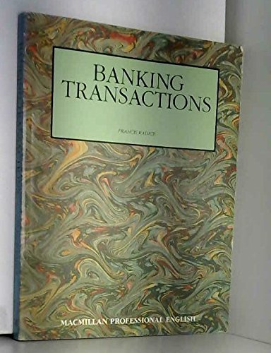 Imagen de archivo de Banking Transactions a la venta por medimops