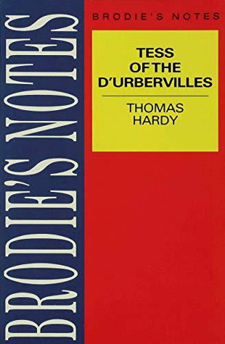 Beispielbild für Brodie's Notes on Thomas Hardy's Tess of the D'Urbervilles zum Verkauf von medimops