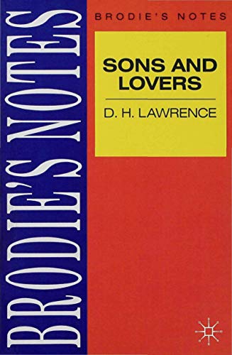 Stock image for Lawrence: Sons and Lovers: 56 (Brodie's Notes) for sale by WorldofBooks