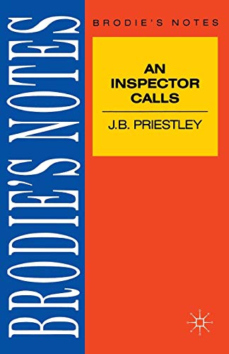 9780333581667: Priestley: An Inspector Calls: 9 (Brodie&quote;s Notes)