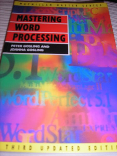 Immagine dell'editore per Mastering Word Processing (Macmillan Master Series: Business) (Palgrave Master) venduto da dsmbooks