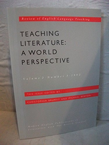 Beispielbild fr Teaching Literature: A World Perspective zum Verkauf von Anybook.com