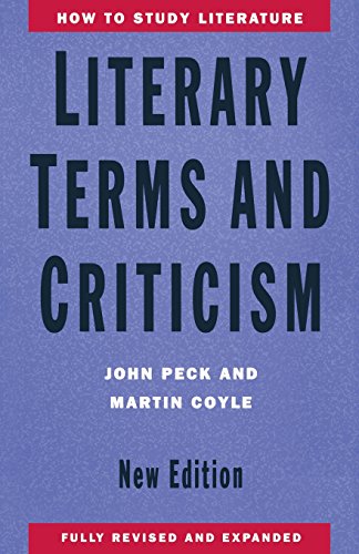 9780333588871: Literary Terms and Criticism