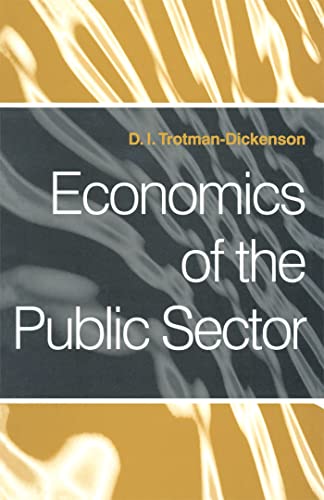 Stock image for Economics of the Public Sector for sale by Anybook.com