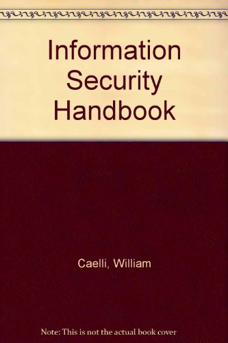 Beispielbild fr Information Security Handbook zum Verkauf von Cambridge Rare Books