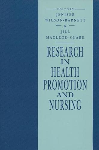 9780333601341: Research in Health Promotion and Nursing