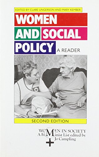 9780333601860: Women and Social Policy: A Reader (Women in Society)