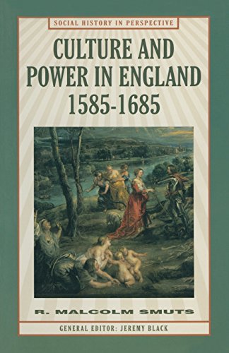 9780333606308: Culture and Power in England, 1585-1685