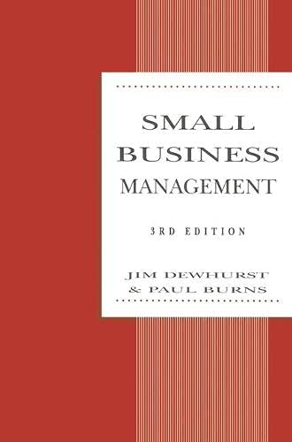 9780333606537: Small Business Management (Macmillan Small Business S.)