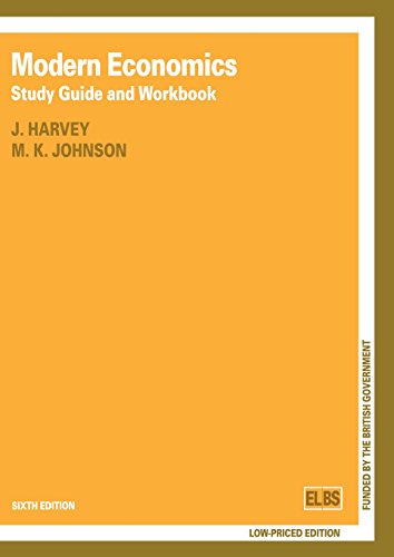 9780333608357: Modern Economics: Study Guide and Workbook (Modern Economics: An Introduction for Business and Professional Students)