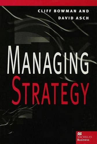 9780333608876: Managing Strategy