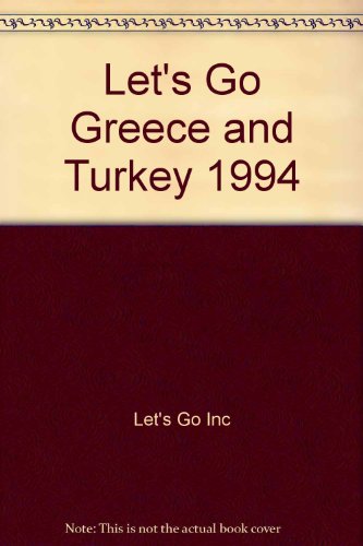 Beispielbild fr Let's Go 1994: Greece: The Budget Guides zum Verkauf von AwesomeBooks