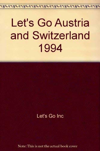 Beispielbild fr Lets Go 1994: Austria: The Budget Guide (Lets Go Austria and Switzerland) zum Verkauf von Reuseabook