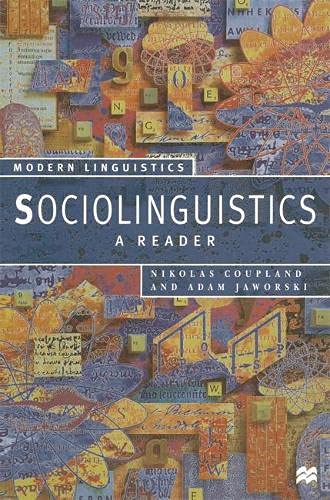 Stock image for Sociolingistics : A Reader for sale by Better World Books Ltd