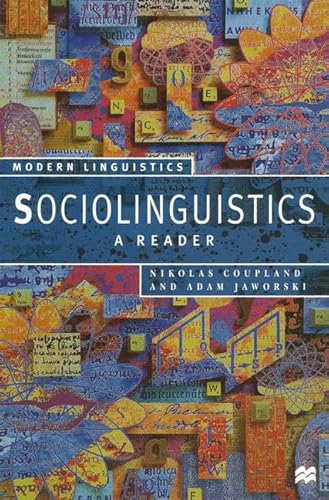 9780333611807: Sociolinguistics: A Reader and Coursebook (Palgrave Modern Linguistics)