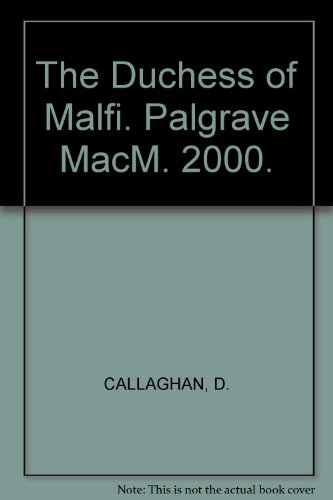 9780333614273: The Duchess of Malfi: John Webster (New Casebooks)