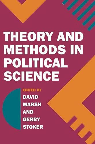 Imagen de archivo de Theory and Methods in political Science. a la venta por BMV Bloor