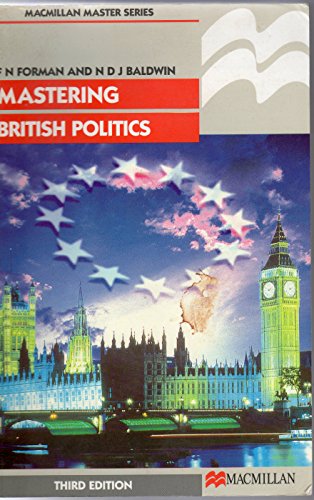 9780333616260: Mastering British Politics (Palgrave Master Series)