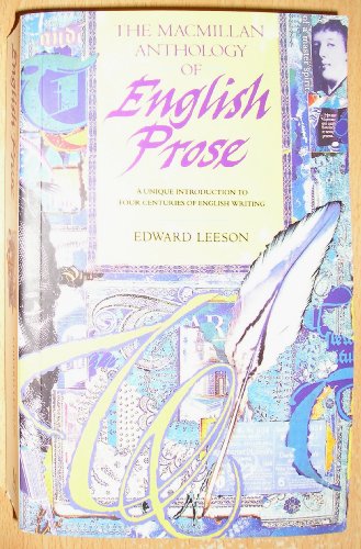 The Macmillan Anthology of English Prose