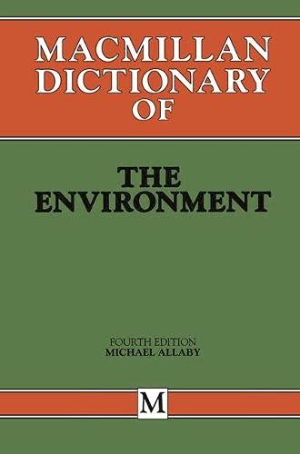 Beispielbild fr Macmillan Dictionary of the Environment (Macmillan Dictionary S.) zum Verkauf von AwesomeBooks