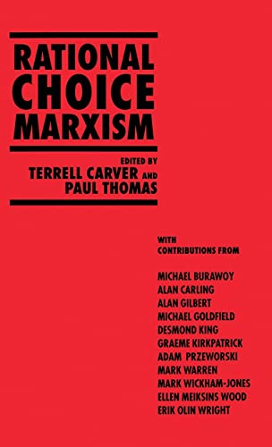9780333617656: Rational Choice Marxism