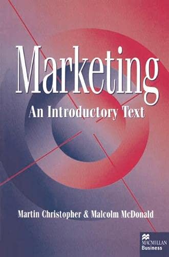 9780333625866: Marketing: An Introductory Text