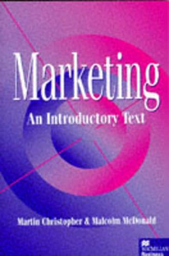 9780333625873: Marketing: An Introductory Text