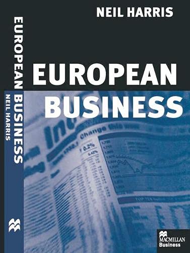 European Business (9780333626481) by Nei Harris