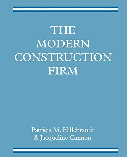 Stock image for The Modern Construction Firm for sale by Better World Books Ltd