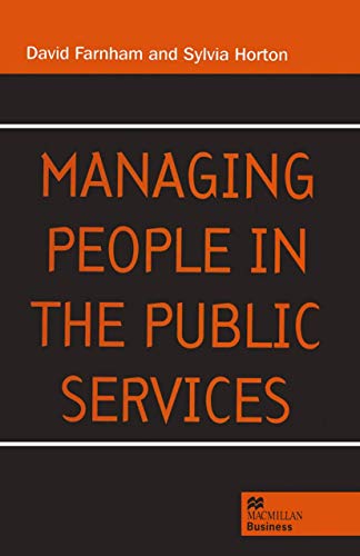 Stock image for Managing People in the Public Services for sale by Simply Read Books