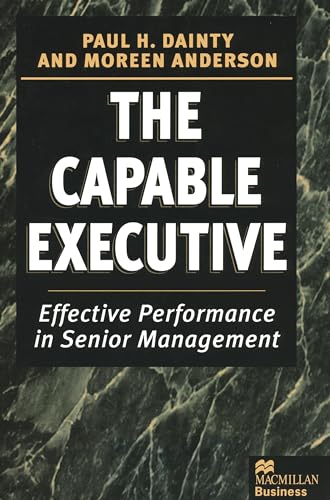 Imagen de archivo de The Capable Executive a la venta por Better World Books Ltd