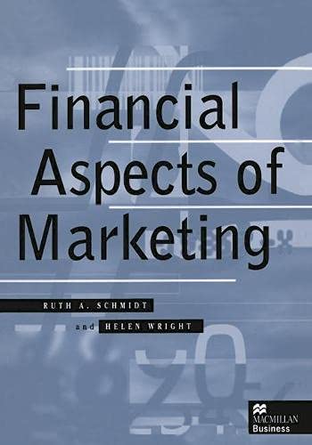 9780333637814: Financial Aspects of Marketing