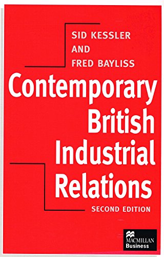 Contemporary British industrial relations (9780333641323) by Kessler, Sidney