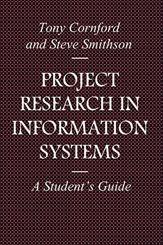 Stock image for Project Research in Information Systems: A Student's Guide (Macmillan Information Systems) for sale by BookHolders