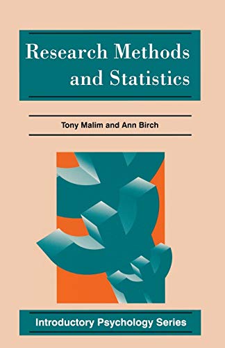 Imagen de archivo de Research Methods and Statistics (Introductory Psychology Series) a la venta por AwesomeBooks