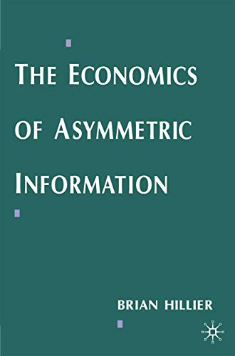 Beispielbild fr The Economics of Asymmetric Information zum Verkauf von Anybook.com