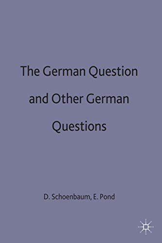 Beispielbild fr The German Question and Other German Questions (St Antony&quote;s Series) zum Verkauf von Orbiting Books