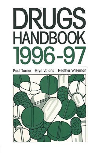 Imagen de archivo de Drugs Handbook 1996 - 97 a la venta por Chiron Media